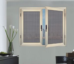 供应湖南防盗纱窗 平开与外平开防盗纱窗产品全览